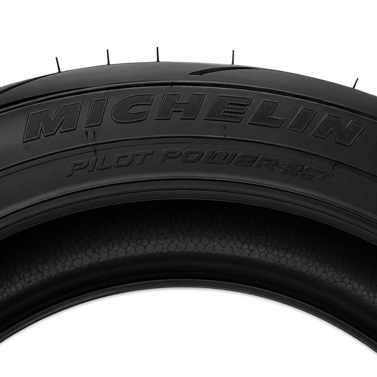 ست لاستیک میشلن ۱۹۰/۵۰/۱۷ / ۱۲۰/۷۰/۱۷ MICHELIN PILOT POWER 2CT ساخت اسپانیا اصل کد 202294
