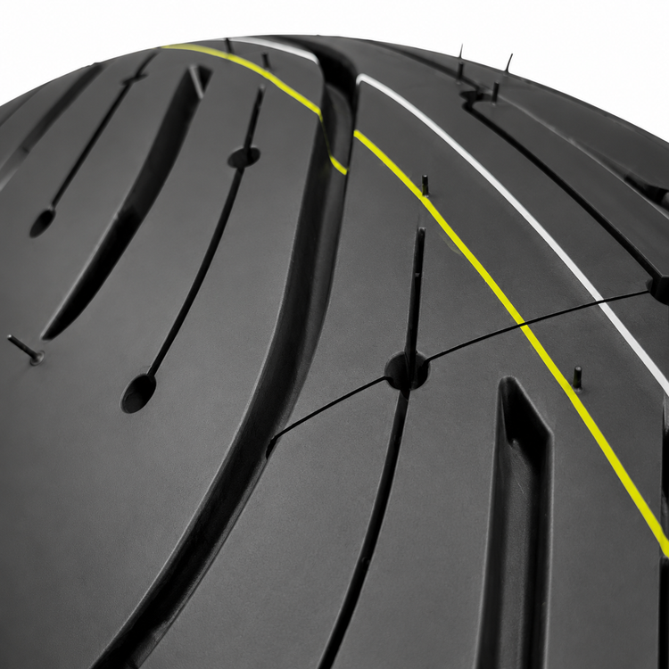 ست لاستیک میشلن ۱۸۰/۵۵/۱۷ / MICHELIN PILOT ROAD 4 ۱۲۰/۷۰/۱۷ ساخت اسپانیا اصل کد ۲۰۰۷۳۲