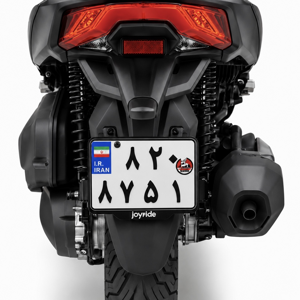 قاب پلاک موتورسیکلت مناسب موتورسیکلت Sym Joyride / Jr300 کد 202245