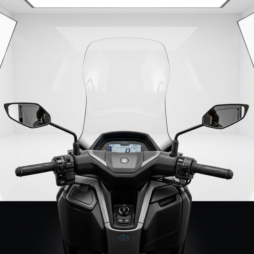 طلق شفاف YAMAHA Nmax Turbo 71cm فیس جدید ساخت تایلند اصل کد ۲۰۱۷۲۷