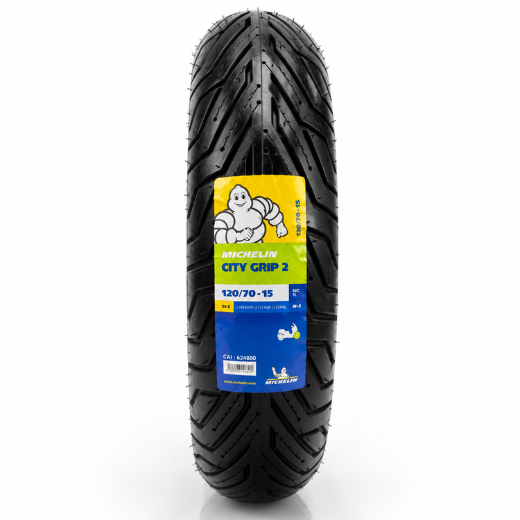 ست لاستیک میشلن عقب و جلو Sym Joyride (Jr 300) سیتی گریپ2 / Joyride MICHELIN 120/70/15 + 140/70/14 / ساخت اروپا کشور صربستان اصل کد ۲۰۰۷۳۳