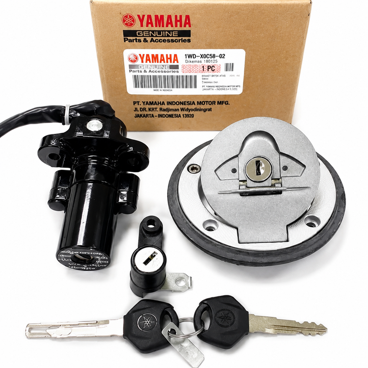 ست سوییچ کامل YAMAHA MT25 / R25 ساخت اندونزی اصل / کد 000168