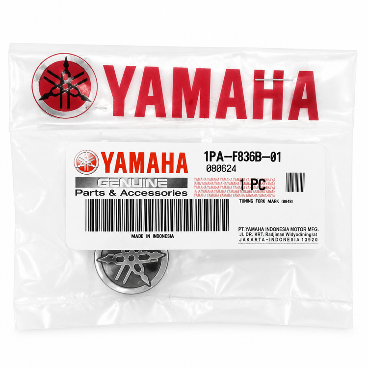 برچسب / استیکر یاماها روی کاور خطر عقب YAMAHA MT25 ساخت اندونزی اصل کد 201493