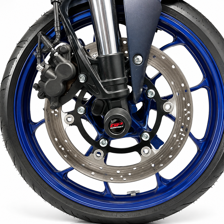 ست پروتکشن چرخ جلو و چرخ عقب YAMAHA R25 MT25 GP