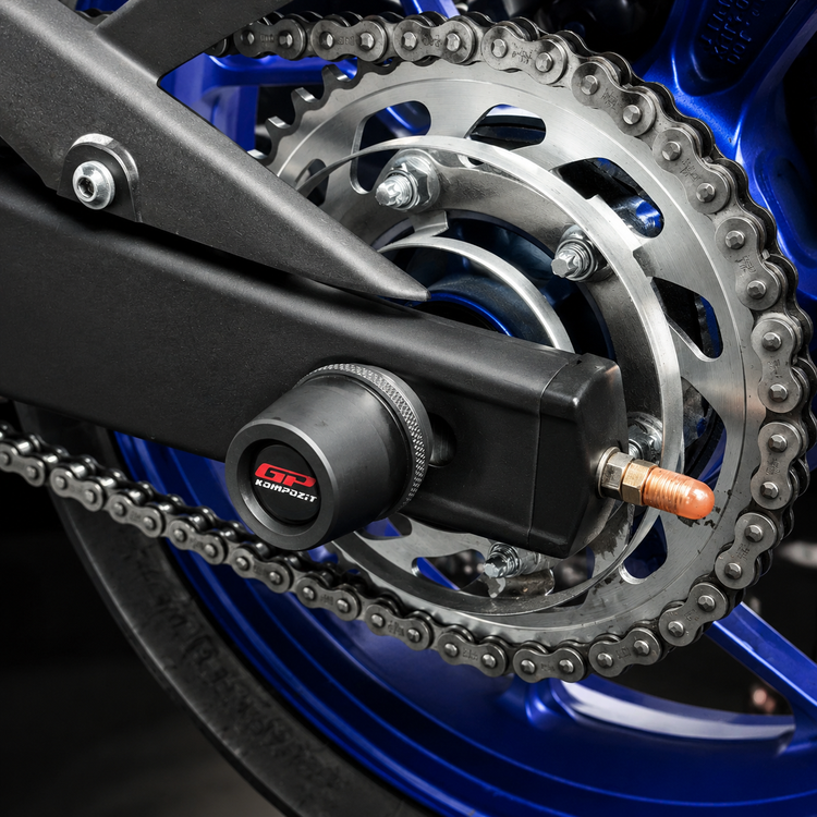 ست پروتکشن چرخ جلو و چرخ عقب YAMAHA R25 MT25 GP