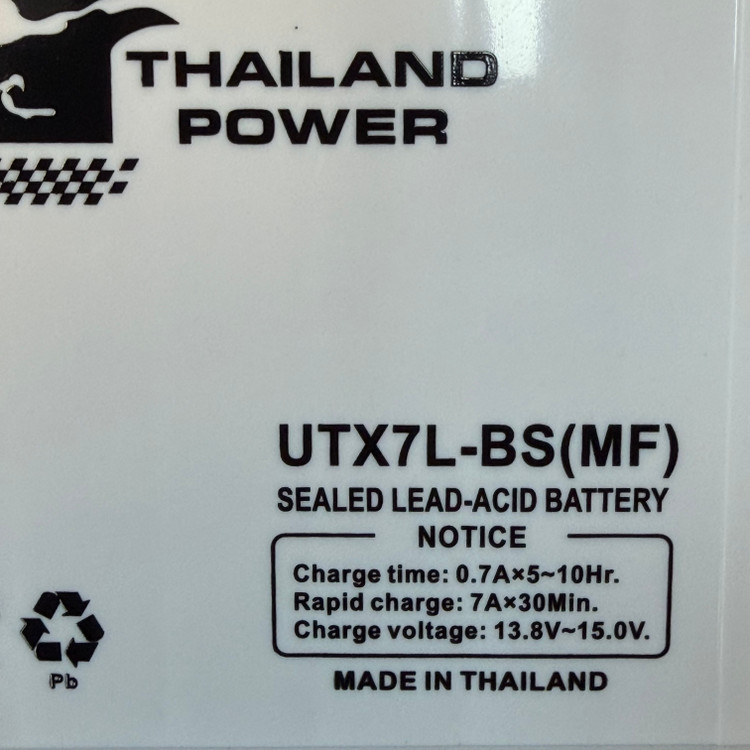 باتری 12 ولت 7 آمپر بلند تایلندی THAILAND POWER کد 200863