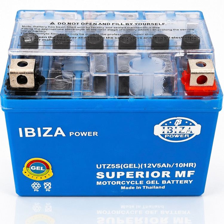 باتری کوتاه 12V5A برند IBIZA POWER ساخت تایلند اصل کد 201809