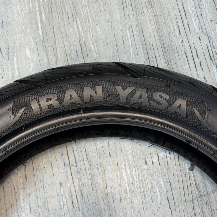 لاستیک زیر صفری ایران یاسا 120/70/14 / ساخت ایران چرخ جلو Joymax کد 201137