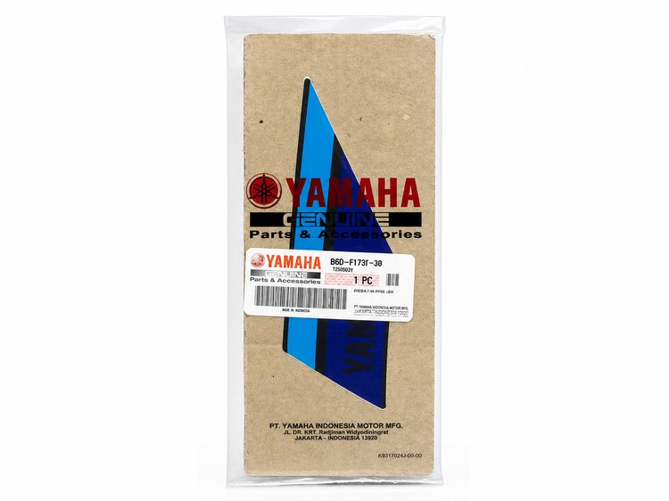 برچسب / استیکر روی گیتاری عقب سمت راست آبی تیره MT15 Blue ساخت اندونزی اصل کد 200074