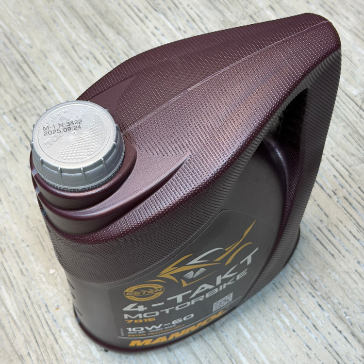روغن موتور مانول مخصوص موتور دنده ای 4 لیتر MANNOL 10W60 SP کد ۷۸۱۵ / ساخت کشور آلمان اصل کد 201662