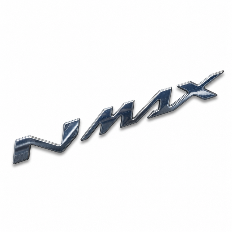 ارم / نوشته سه بعدی YAMAHA Nmax رنگ نقره ای / ساخت اندونزی اصل کد 200174