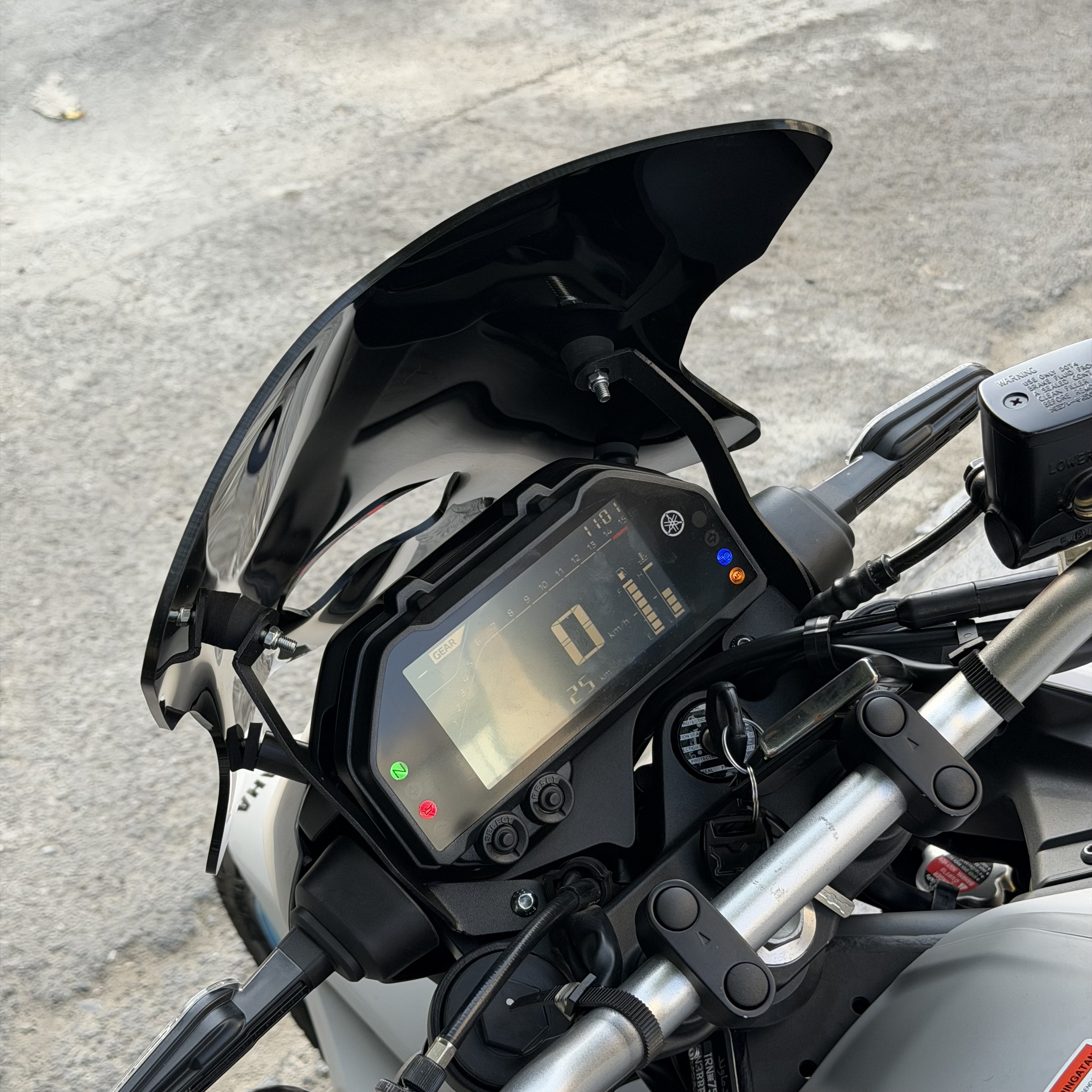 طلق / شیلد YAMAHA MT25 GP 36cm کد۲۰۰۵۷۴
