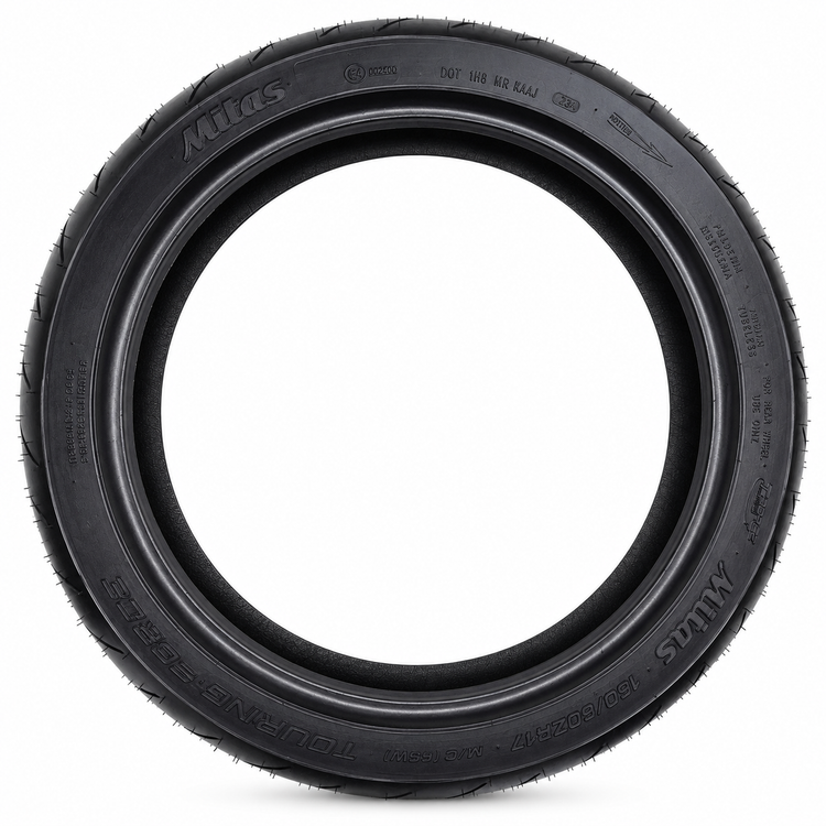 لاستیک میتاس 160/60/17 گل شلوغ تورینگ فورس / MITAS TOURING FORCE / ساخت اروپا کشور اسلوونی اصل / مناسب چرخ عقب کد 200748