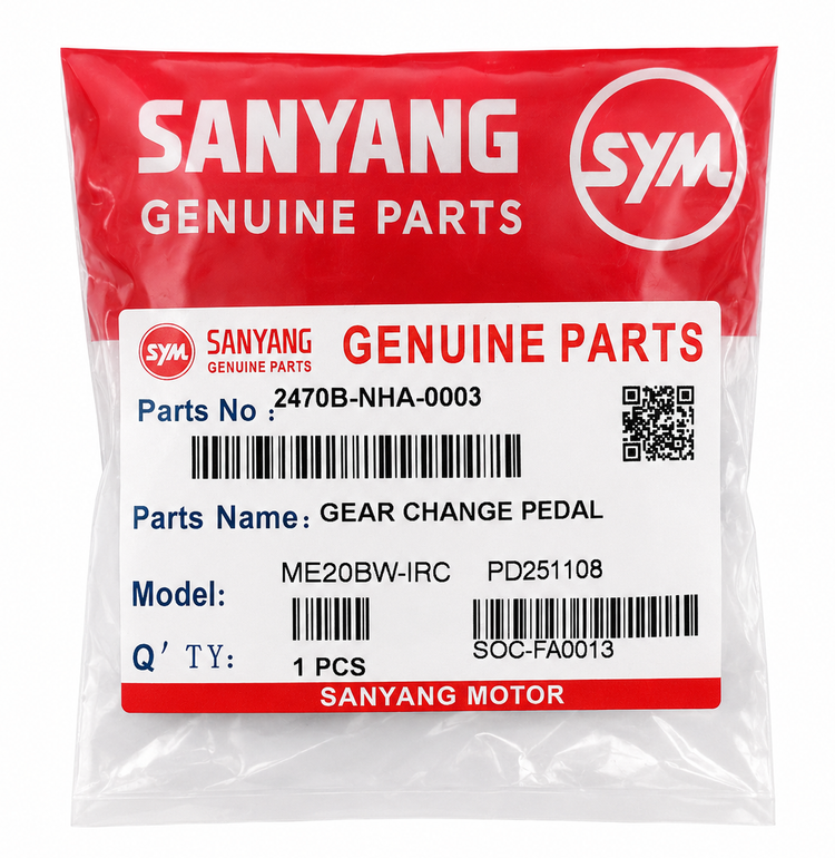 پدال دنده SYM NA180 / NA250 اصل تایوان کد 201232
