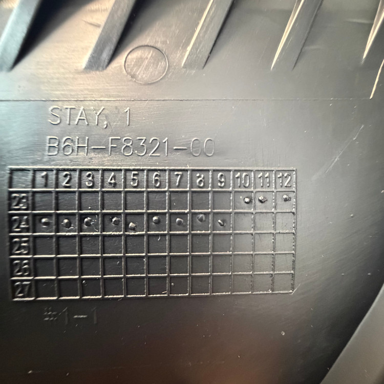 فلاپ داخلی درب داشبورد YAMAHA NMAX ساخت اندونزی اصل کد 201957