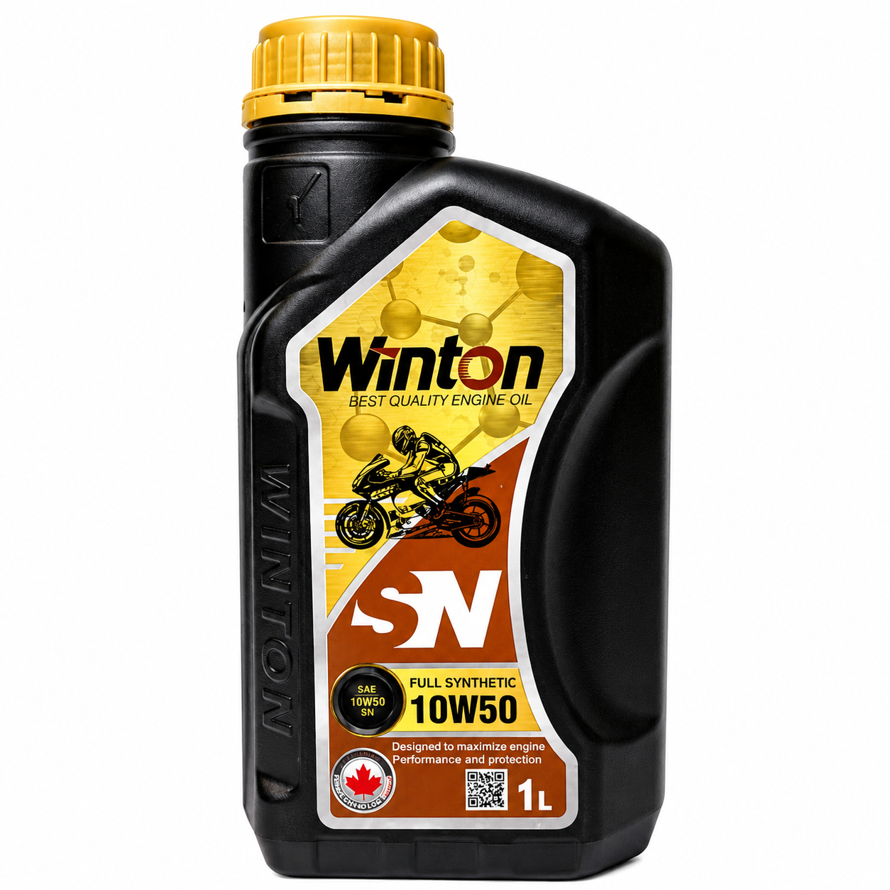 روغن موتور وینتون مخصوص موتور های دنده ای WINTON 10W50 SN تحت لیسانس کانادا کد 200888
