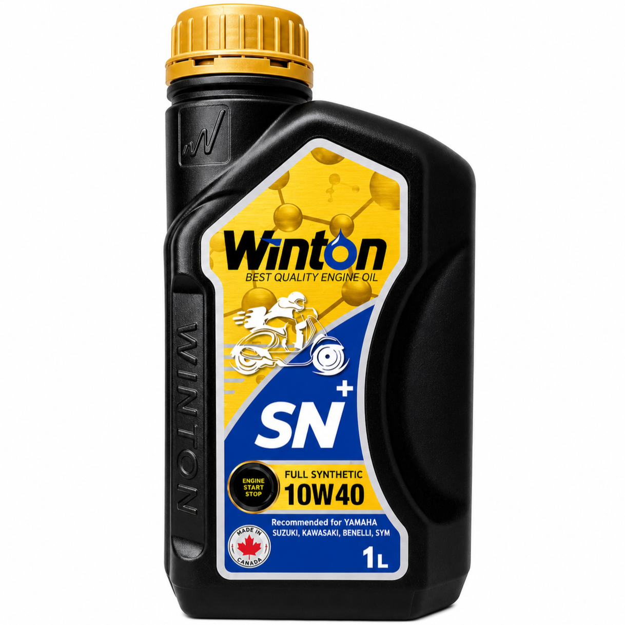 روغن موتور مخصوص موتور های اسکوتر وینتون +WINTON 10W40 SN اصل / تحت لیسانس کانادا کد ۲۰۱۳۶۴