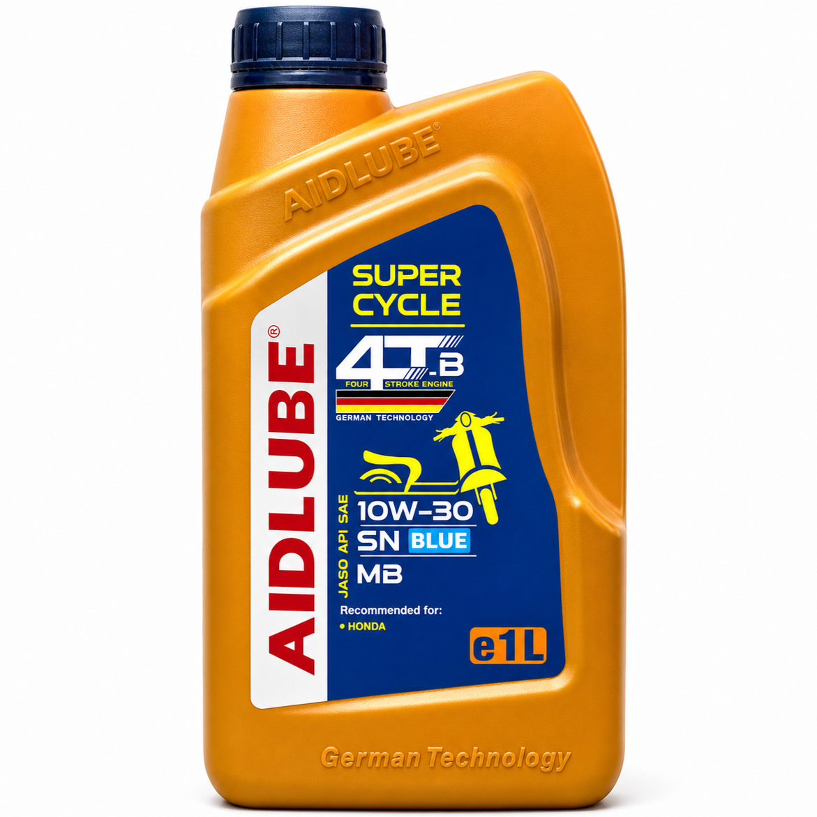 روغن موتور ایدلوب AIDLUBE 10W30 SN مخصوص موتورهای اسکوتر فول سنتتیک تحت لیسانس ایدلوب آلمان اصل کد ۲۰۱۳۸۷