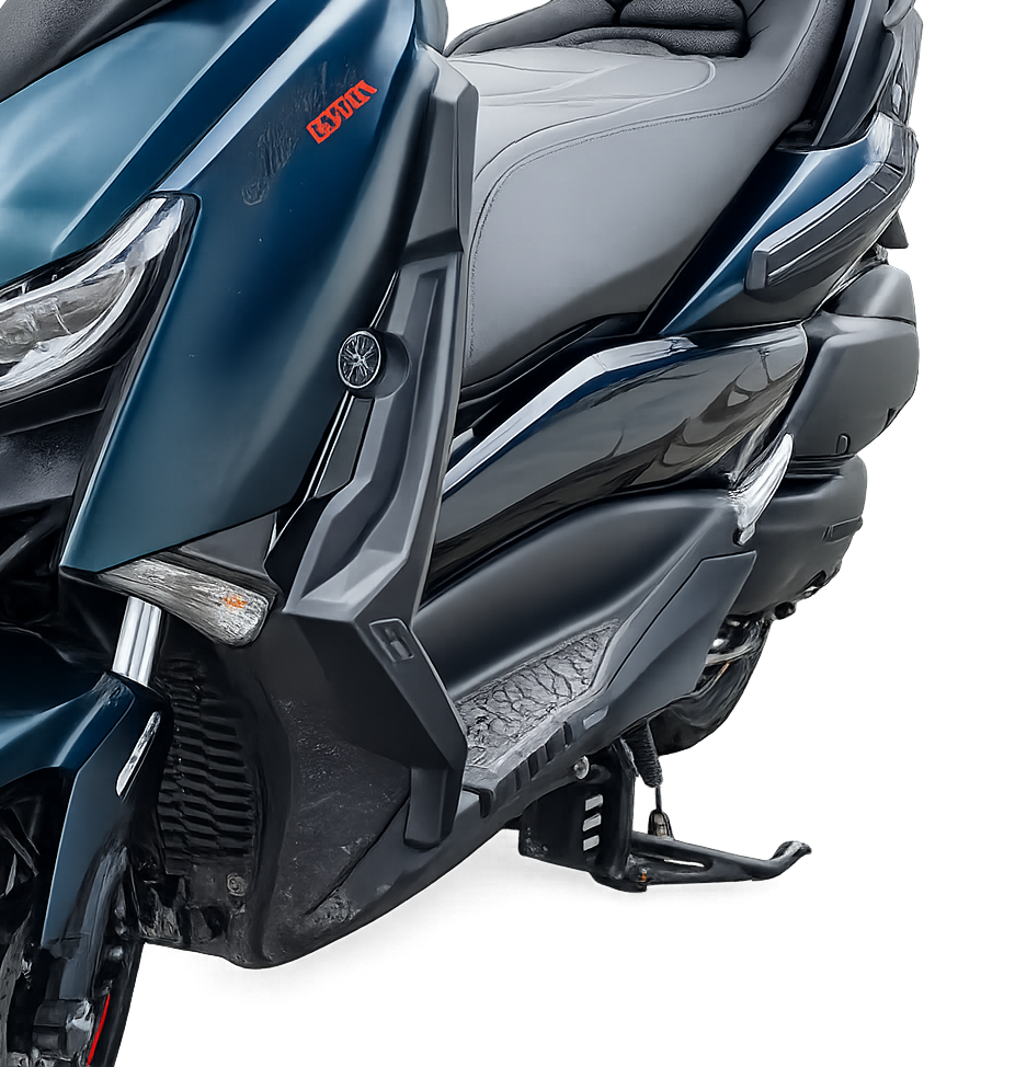 پروتکشن محافظ بدنه قسمت جلو YAMAHA XMAX OLD GP ساخت ترکیه اصل کد ۰۰۰۰۲۰