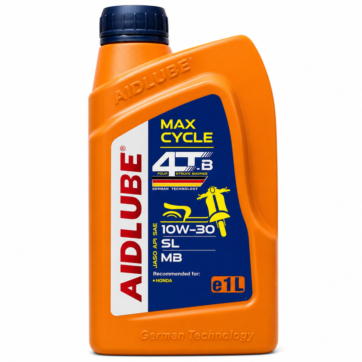 روغن موتور ایدلوب AIDLUBE 10W30 SL مخصوص موتورهای اسکوتر نیمه سنتتیک تحت لیسانس ایدلوب آلمان / اصل کد ۲۰۱۳۸۸