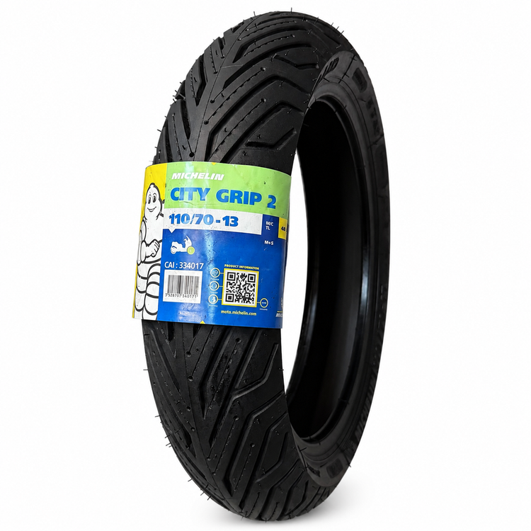ست لاستیک میشلن عقب و جلو انمکس و هاسکی سیتی گریپ2/ 110/70/13 + 130/70/13 NMAX MICHELIN / ساخت اروپا کشور صربستان اصل