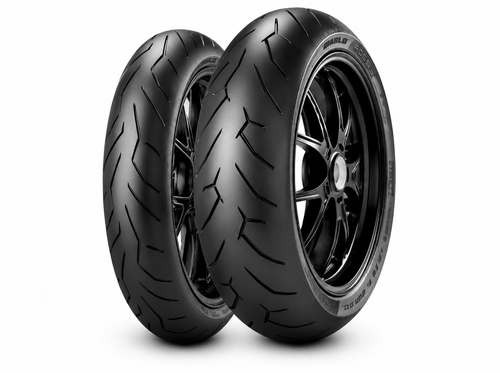 ست لاستیک پیرلی120/70/17 و 180/55/17 اصل دیابلو روسو PIRELLI DIABLO ROSSO II 2