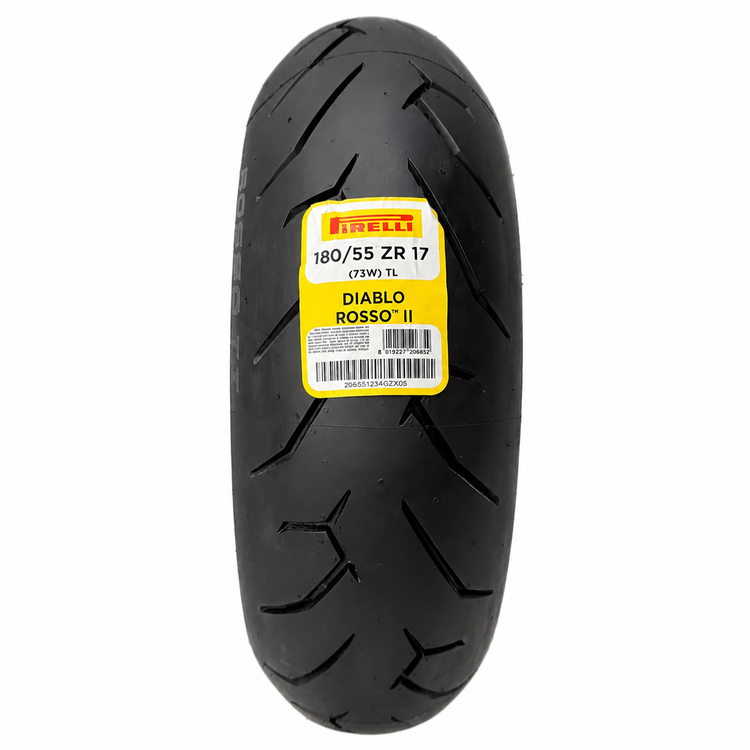 ست لاستیک پیرلی120/70/17 و 180/55/17 اصل دیابلو روسو PIRELLI DIABLO ROSSO II 2