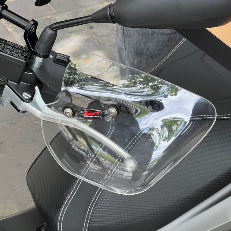 هندگارد / بادگیر دسته مشکی HONDA PCX 160 GP ساخت ترکیه اصل کد 202124