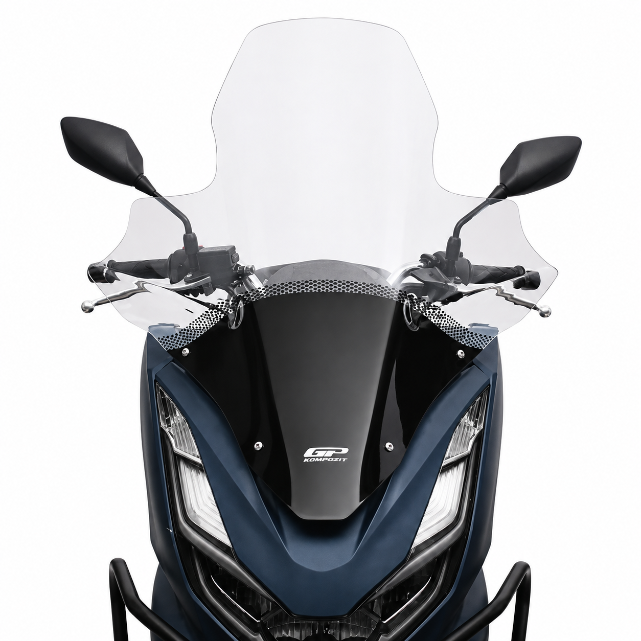 طلق شفاف بادگیر دسته دار HONDA PCX160 GP 78cm مناسب اتاق قدیم ساخت ترکیه اصل کد 202118