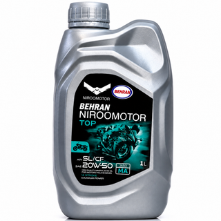 روغن موتور بهران مخصوص موتورهای چهارزمانه NIRO MOTOR OIL / 20W50 MA / CDI / اصل کد 200529