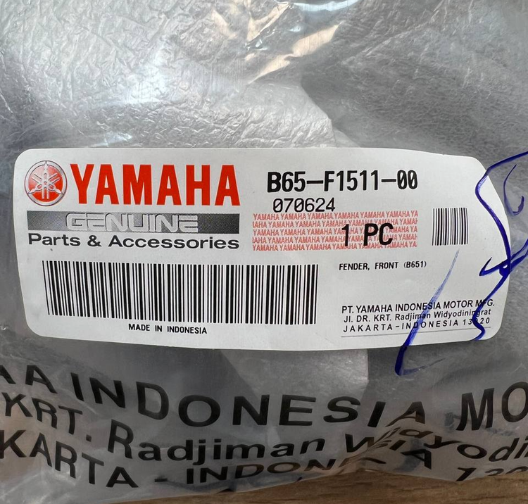 فلاپ پشت گلگیر YAMAHA Aerox ساخت اندونزی اصل کد 200053