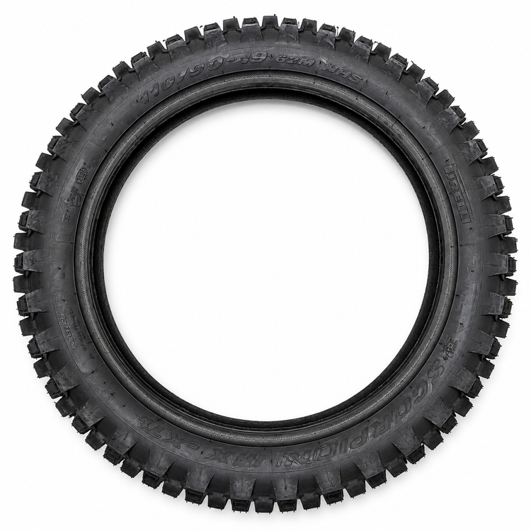 لاستیک پیرلی 110/90/19 / ساخت اندونزی اصل اسکورپیون اکسترا ایکس PIRELLI SCORPION MX EXTRA X کد ۲۰۱۲۵۸