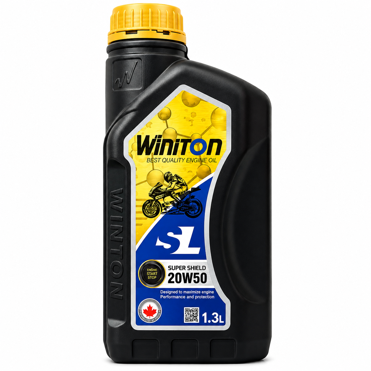 روغن موتور وینتون  WINTON 20W50 SL 1.3L مخصوص موتور های دنده ای تحت لیسانس کانادا اصل کد 202367