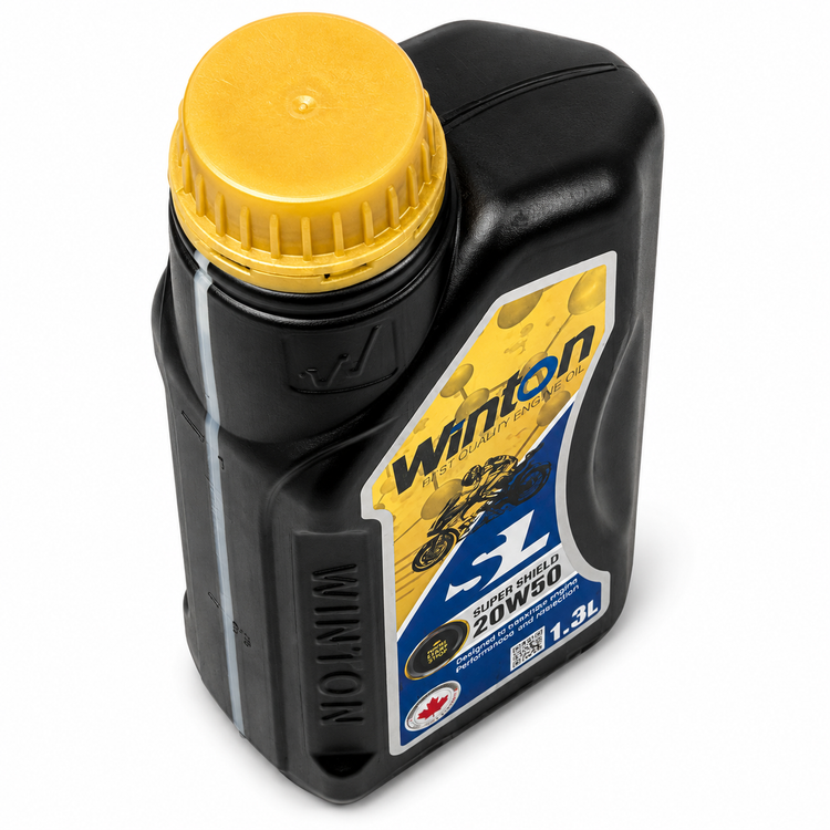 روغن موتور وینتون WINTON 20W50 SL 1.3L مخصوص موتور های دنده ای تحت لیسانس کانادا اصل کد 202367