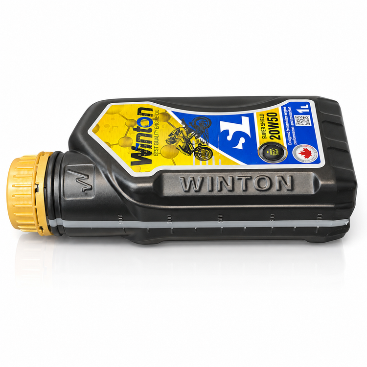 روغن موتور وینتون WINTON 20W50 SL 1.L مخصوص موتور های دنده ای تحت لیسانس کانادا اصل کد 202368