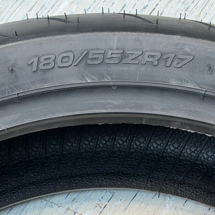 لاستیک میتاس 180/55/17 گل شلوغ تورینگ فورس / MITAS TOURING FORCE SC / ساخت اروپا کشور اسلوونی اصل / مناسب چرخ عقب کد 200593