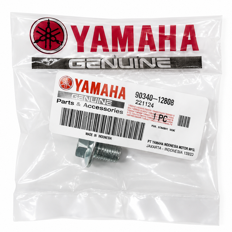 پیچ تخلیه روغن YAMAHA R25 MT25 ساخت اندونزی اصل کد 201920