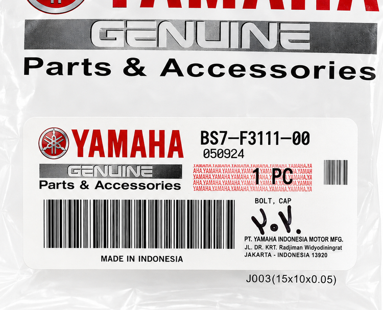 پیچ / درپوش سر کمک جلو YAMAHA R25 R3 ساخت اندونزی اصل کد 202078