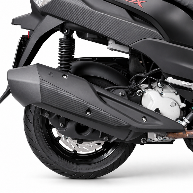 کاور اگزوز فابریکی جویمکس Sym JOYMAX / ساخت تایوان اصل کد 200829