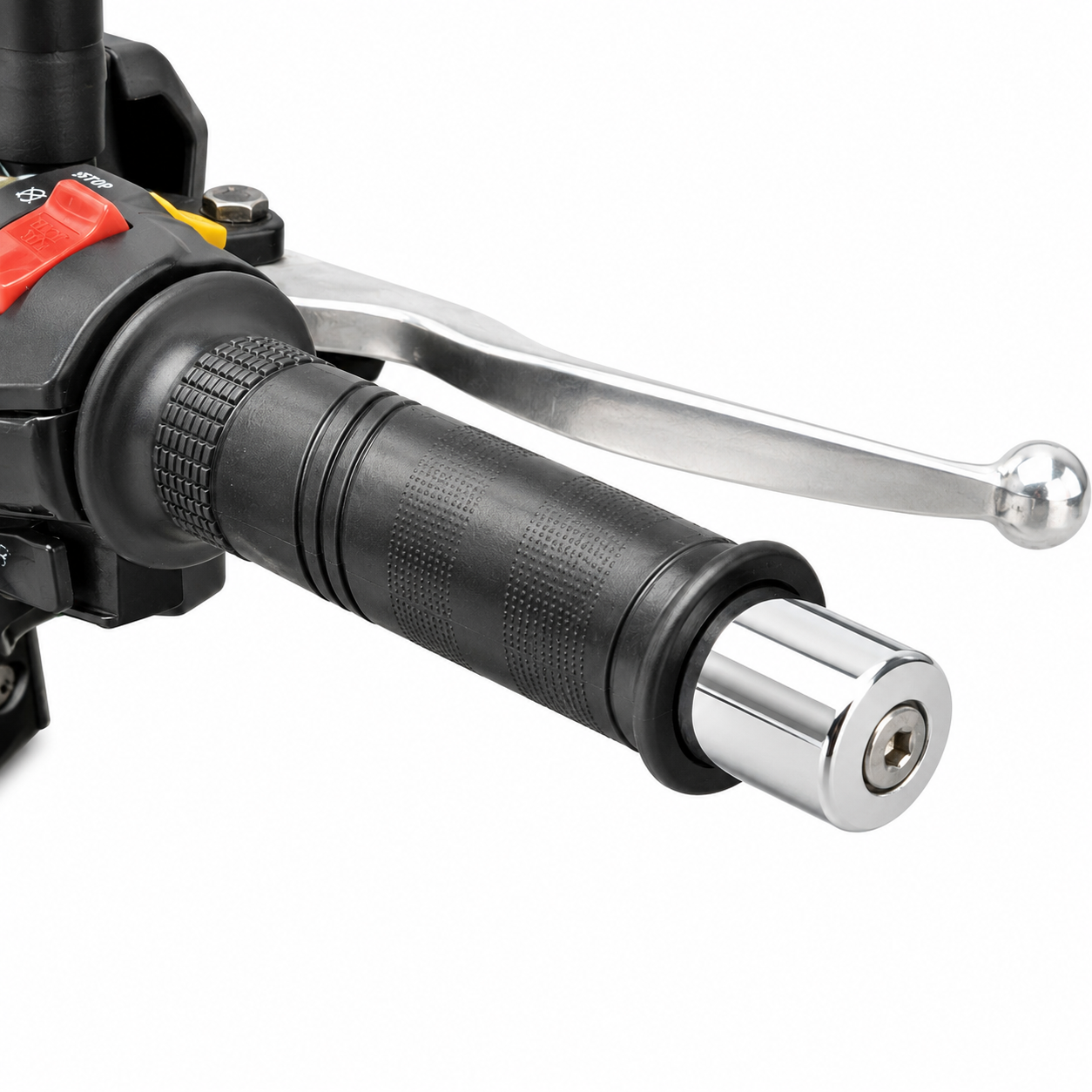 ست لاستیک سر فرمان چپ و راست مشترک Sym Joymax JT200 ADV175 ساخت تاویان اصل کد 202100 / 202101