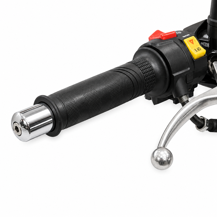 ست لاستیک سر فرمان چپ و راست مشترک Sym Joymax JT200 ADV175 ساخت تاویان اصل کد 202100 / 202101