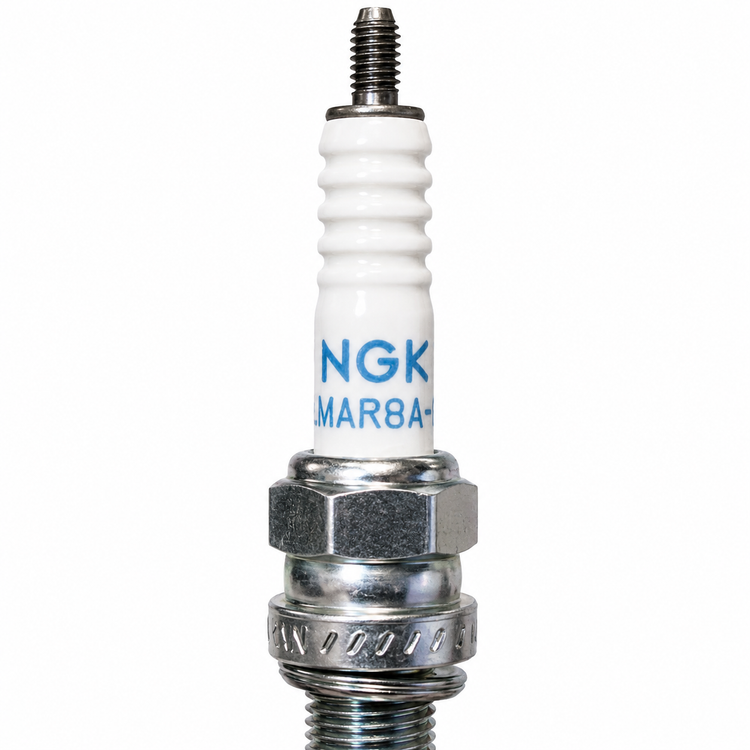 شمع موتور سیکلت پایه بلند NGK G-POWR 4313 / ساخت ژاپن اصل کد 201445