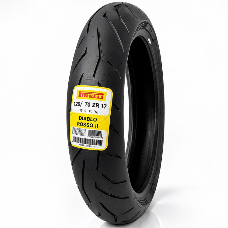 لاستیک پیرلی 120/70/17 مدل دیابلو روسو PIRELLI DIABLO ROSSO 2 اصل کد 201261