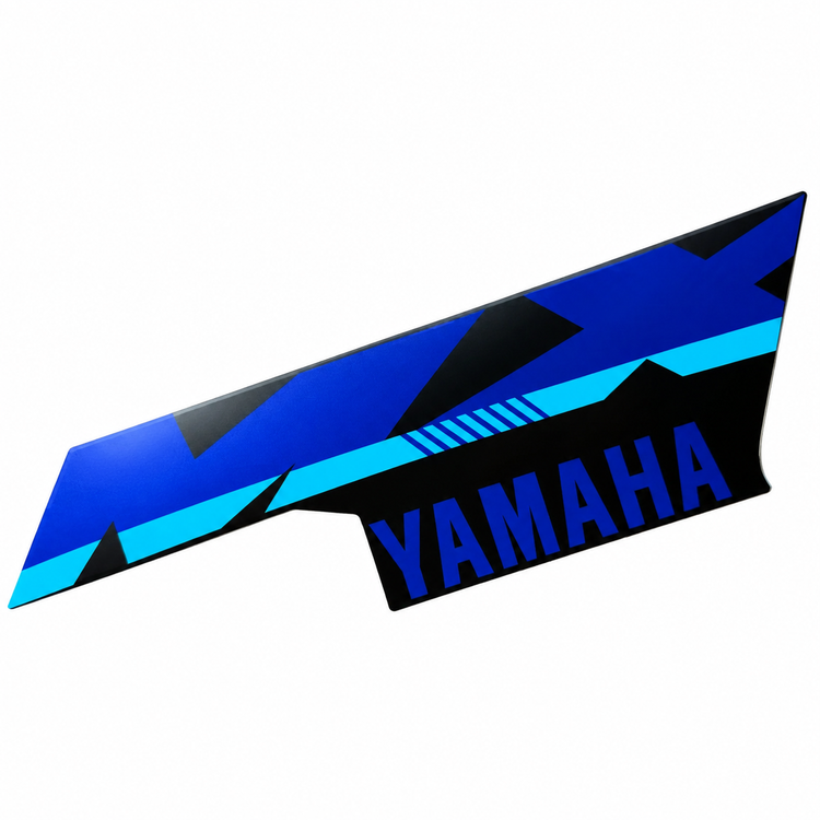 استیکر/برچسب فلاپ راهنما سورمه ای YAMAHA Mx King سمت راست ساخت اندونزی اصل کد 202188