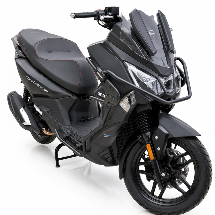 ست گارد کامل بدنه جوی راید محافظ بدنه جلو و اگزوز سه تیکه Sym JOYRIDE (JR300) کد 201775-201776