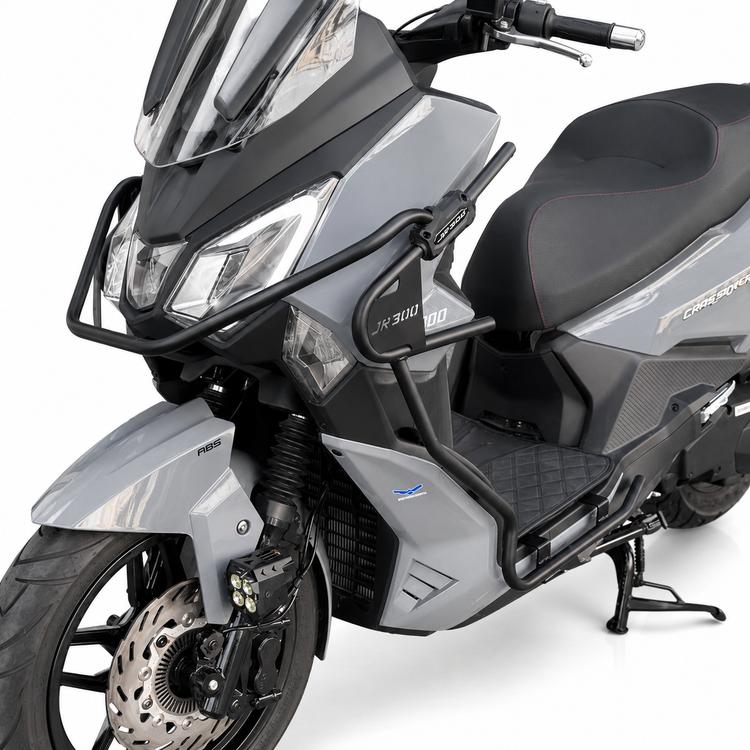 ست گارد کامل بدنه جوی راید محافظ بدنه جلو و اگزوز سه تیکه Sym JOYRIDE (JR300) کد 201775-201776