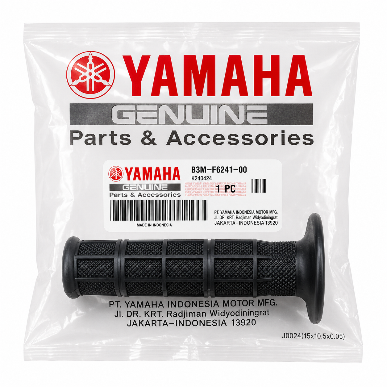گریپ چپ/ لاستیک سر فرمان YAMAHA WR 155 ساخت اندونزی اصل کد 201923