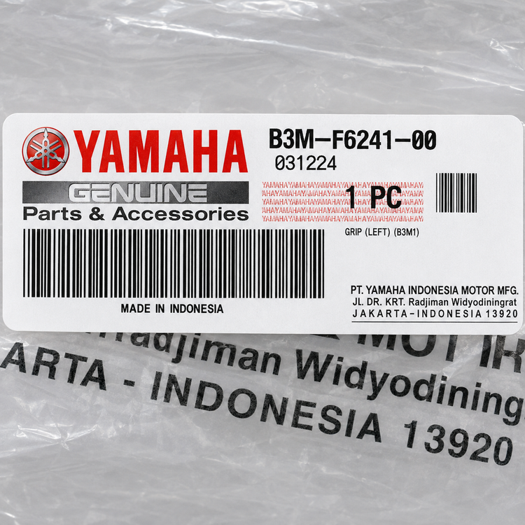 گریپ چپ/ لاستیک سر فرمان YAMAHA WR 155 ساخت اندونزی اصل کد 201923