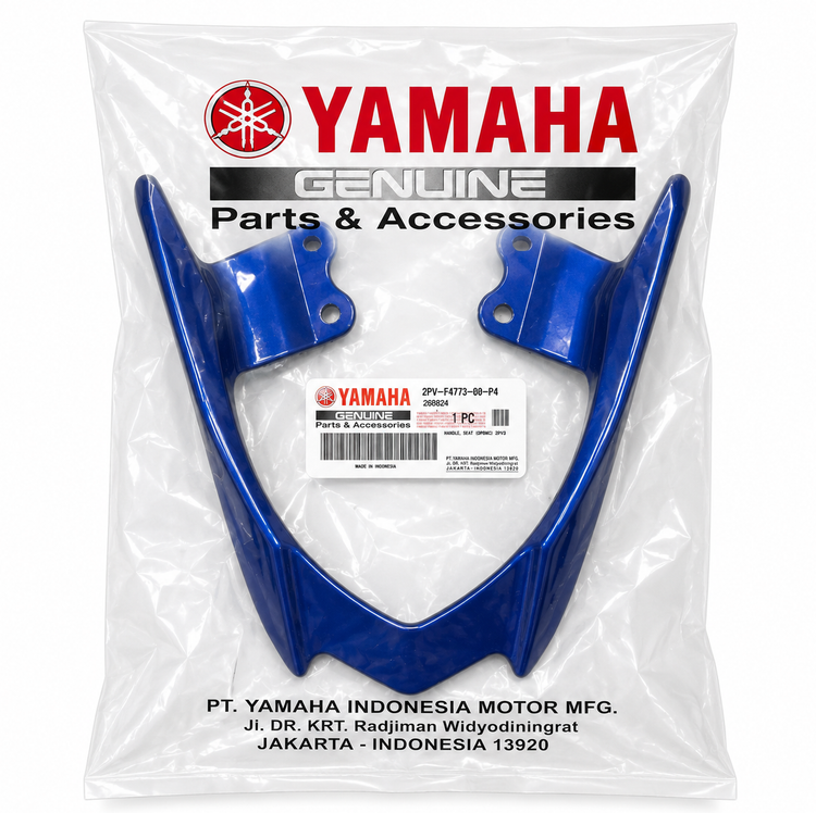 دستگیره عقب / ترکبند YAMAHA Mxking رنگ آبی ساخت اندونزی اصل کد 201964