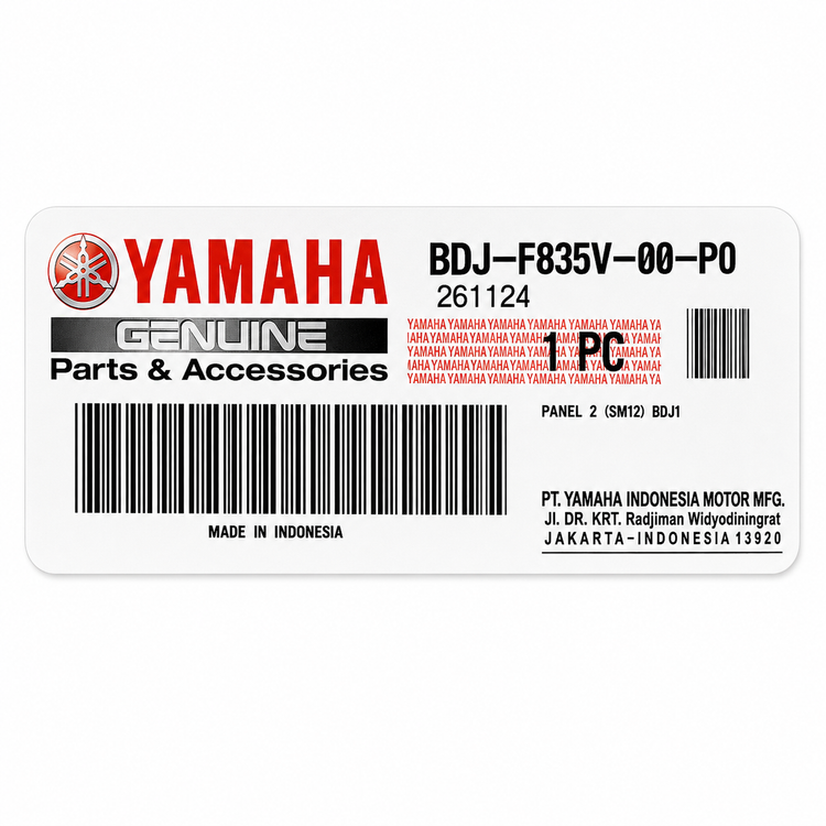 فلاپ راهنما سمت راست YAMAHA R15 V4 مشکی ساخت اندونزی اصل کد 202239